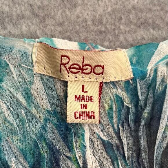 Reba Pleated Rhinestone Midi Dress Womens Large Sleeveless Sheer Fairy Goddess - Picture 7 of 12